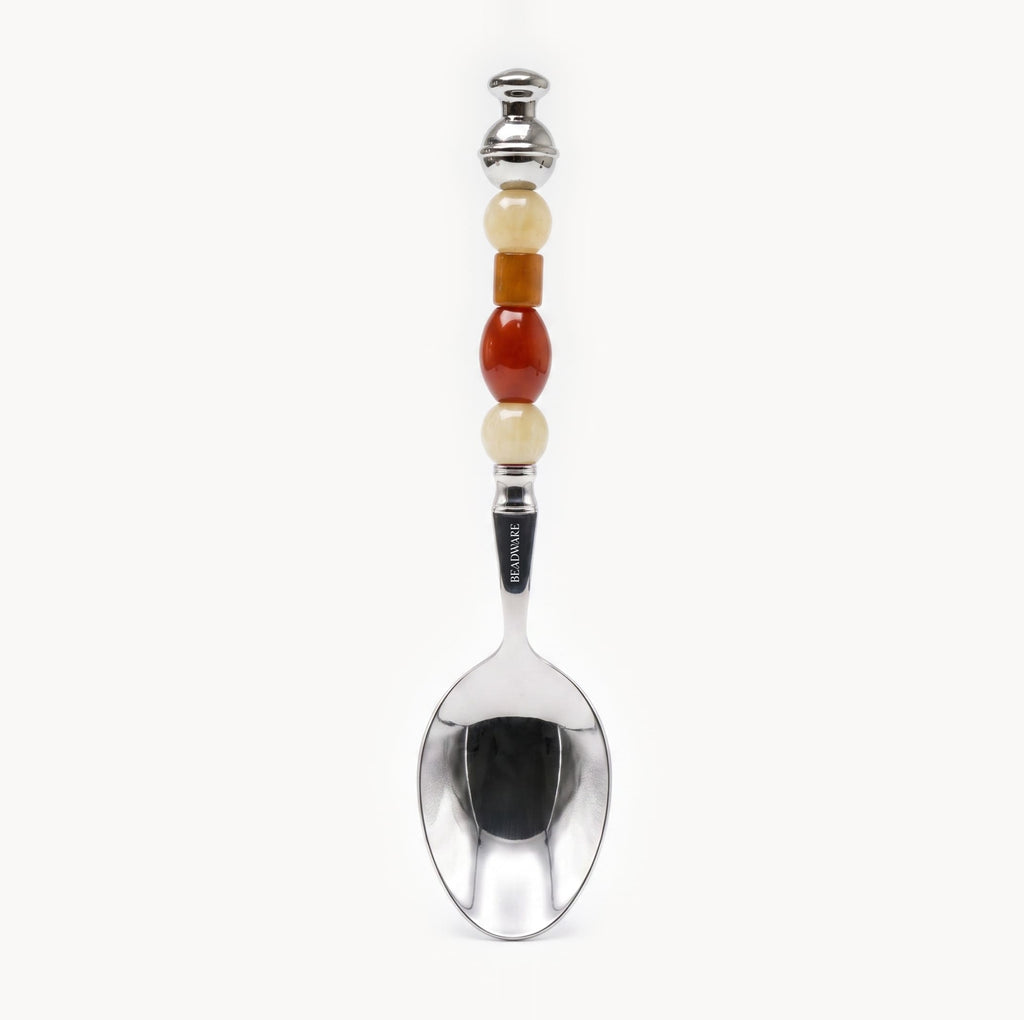 Aurelia Red Agate 3-Piece Natural Stone Flatware Set - Beadware Studio