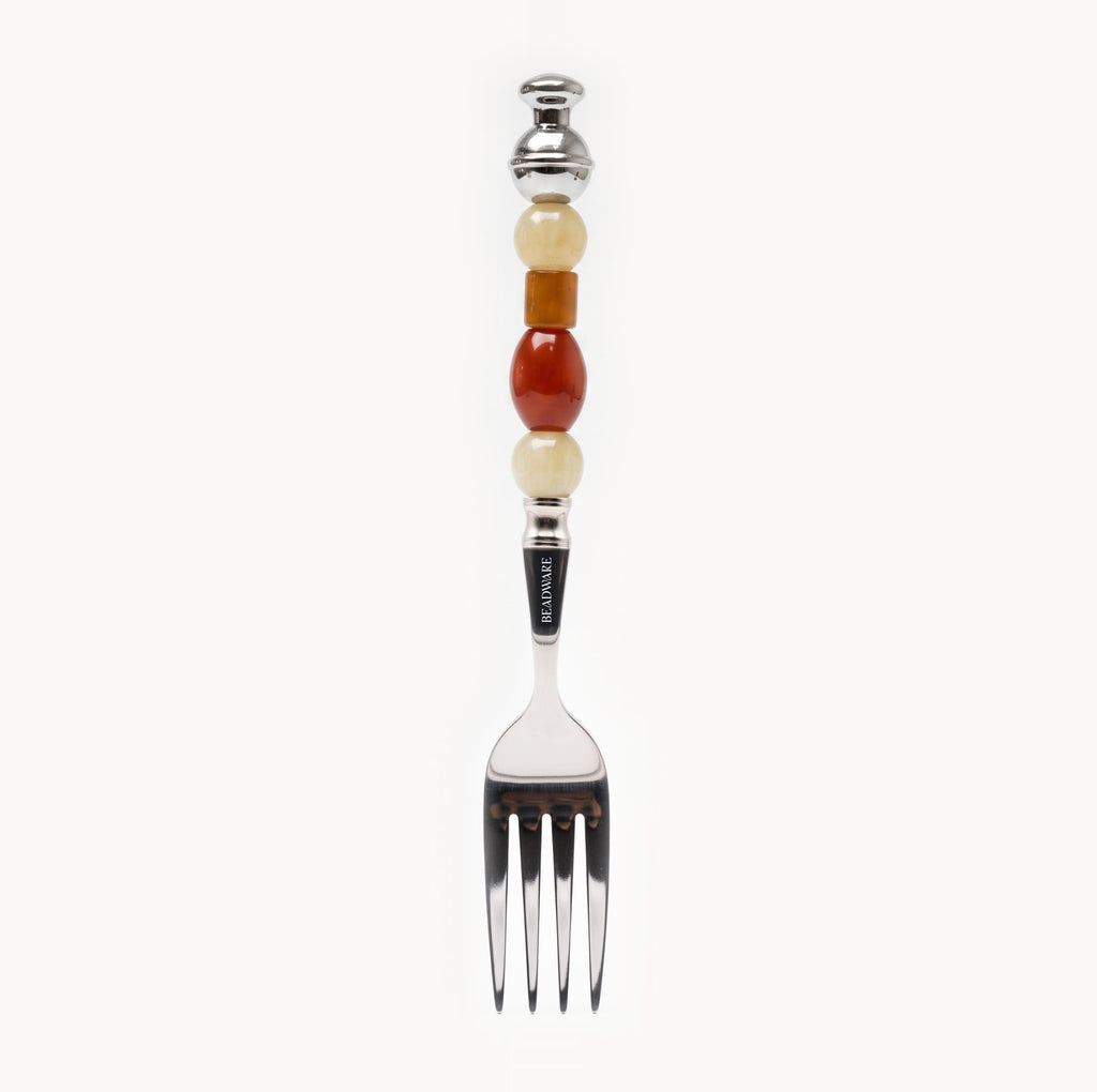 Aurelia Red Agate 3-Piece Natural Stone Flatware Set - Beadware Studio