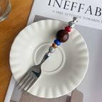 Cherry Cola Beaded Spoon Fork Set - Beadware Studio