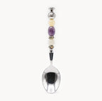 Colette Amethyst - 3 Piece Natural Stone Flatware Set - Beadware Studio