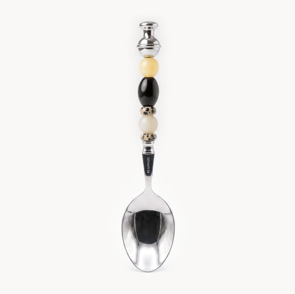 Colette Noir - 3 Piece Natural Stone Flatware Set - Beadware Studio
