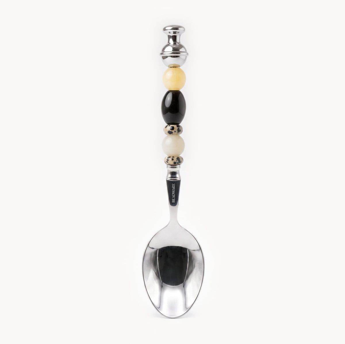Colette Noir - 3 Piece Natural Stone Flatware Set - Beadware Studio