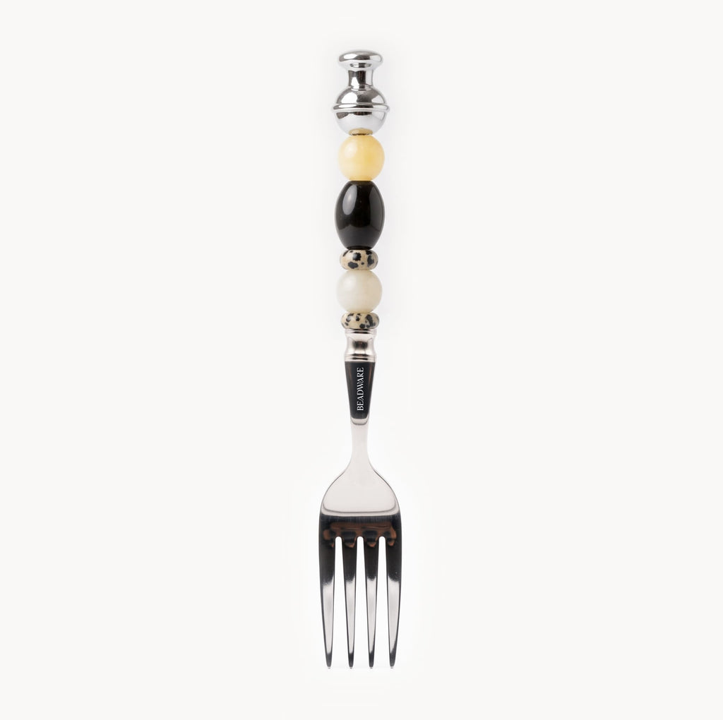 Colette Noir - 3 Piece Natural Stone Flatware Set - Beadware Studio