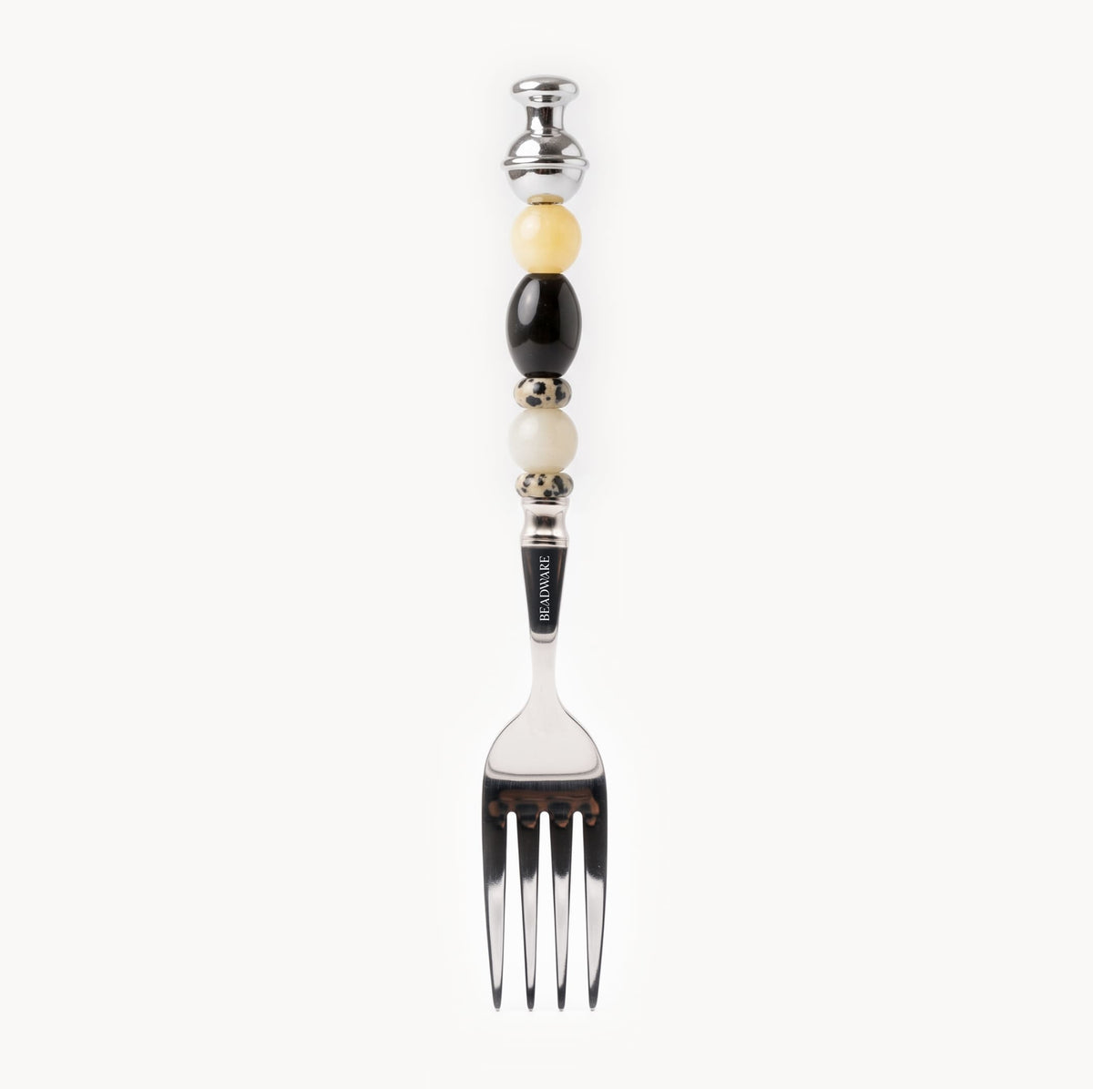 Colette Noir - 3 Piece Natural Stone Flatware Set - Beadware Studio