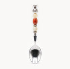 Colette Vermilion - 3 Piece Natural Stone Flatware Set - Beadware Studio