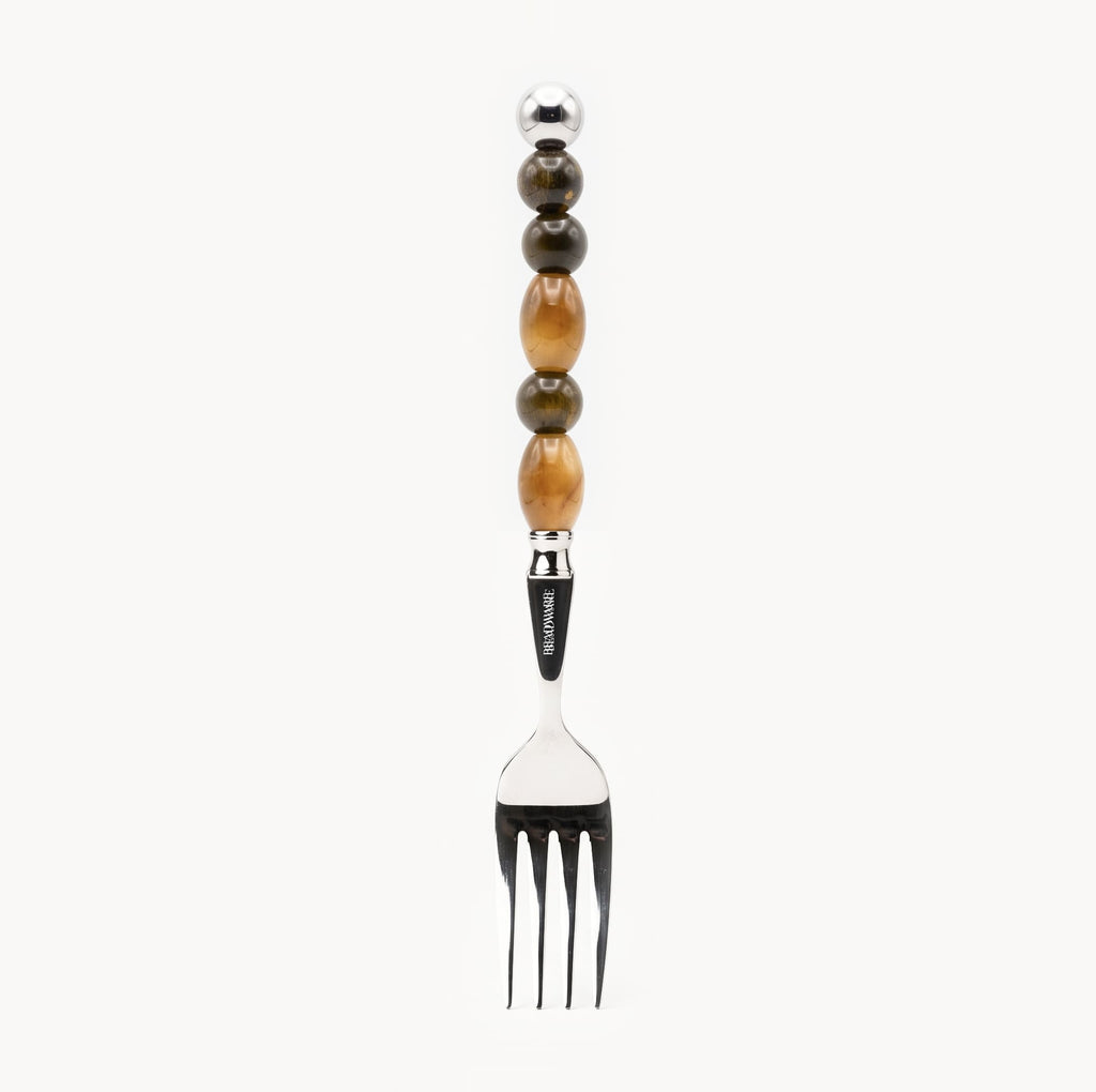 Elara Amber - 2 Piece Natural Stone Flatware Set - Beadware Studio