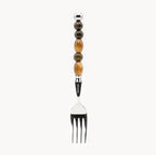 Elara Amber - 2 Piece Natural Stone Flatware Set - Beadware Studio