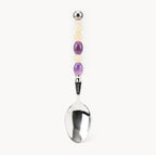 Elara Amethyst - 2 Piece Natural Stone Flatware Set - Beadware Studio