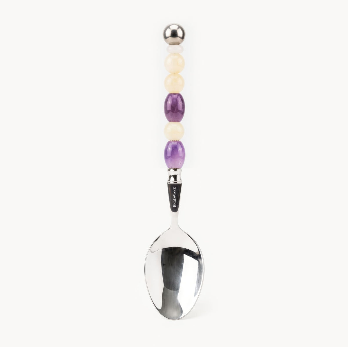 Elara Amethyst - 2 Piece Natural Stone Flatware Set - Beadware Studio