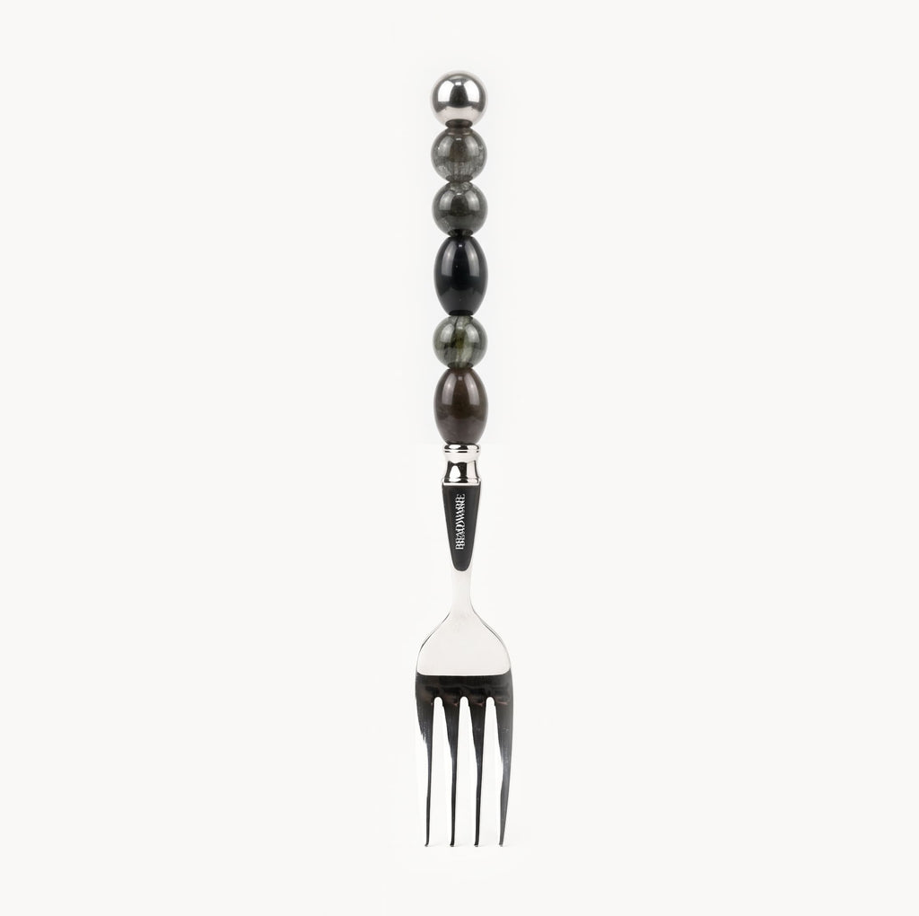 Elara Smoke - 2 Piece Natural Stone Flatware Set - Beadware Studio
