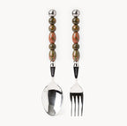Elara Terra - 2 Piece Natural Stone Flatware Set - Beadware Studio