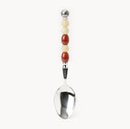 Elara Vermilion - 2 Piece Natural Stone Flatware Set - Beadware Studio