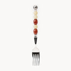 Elara Vermilion - 2 Piece Natural Stone Flatware Set - Beadware Studio