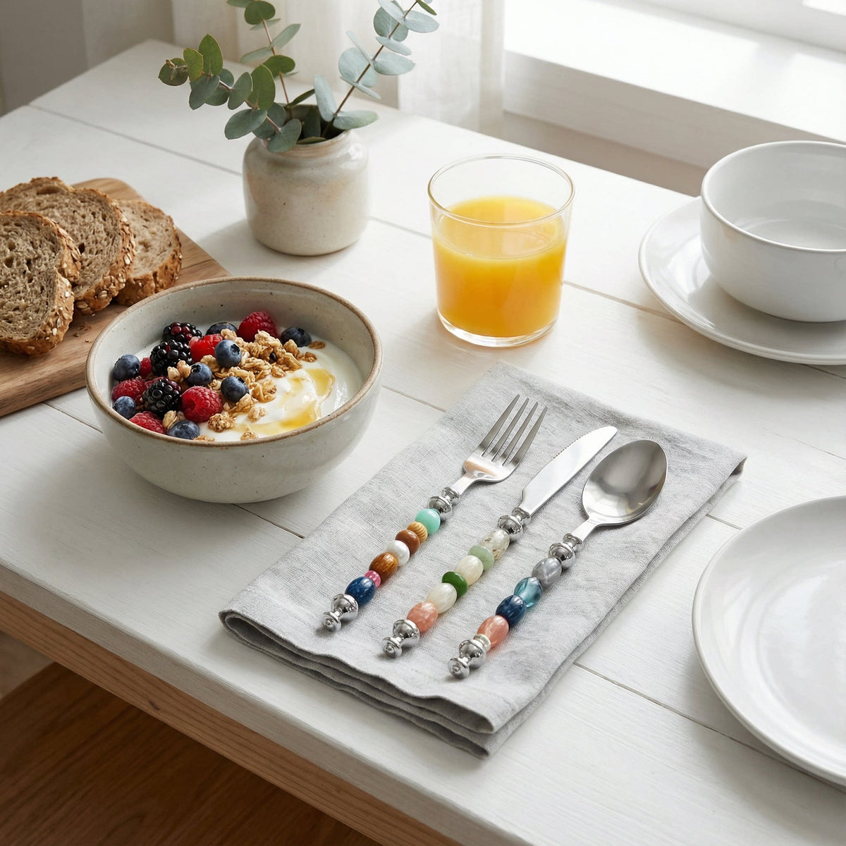 Gelato Beaded Flatware Set - Beadware Studio