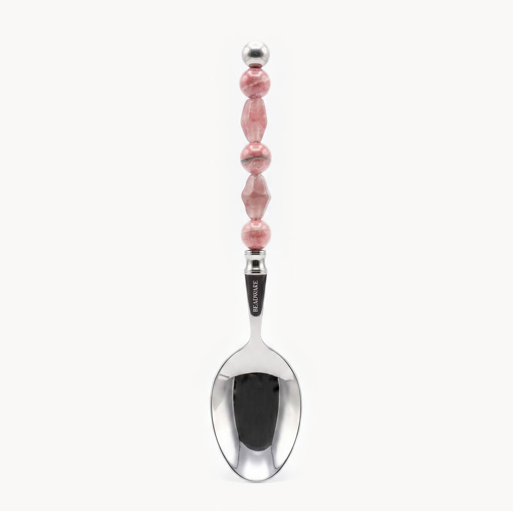 Lucette Rose Art Glass Flatware Set - Beadware Studio