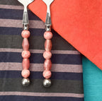 Lucette Rose Art Glass Flatware Set - Beadware Studio