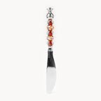 Marielle Amber Swirl - 3-Piece Art Glass Flatware Set - Beadware Studio