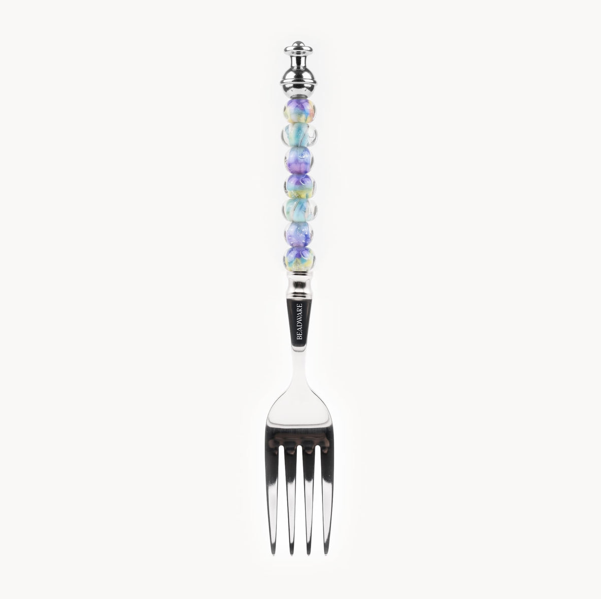 Marielle Aurora - 3-Piece Art Glass Flatware Set - Beadware Studio