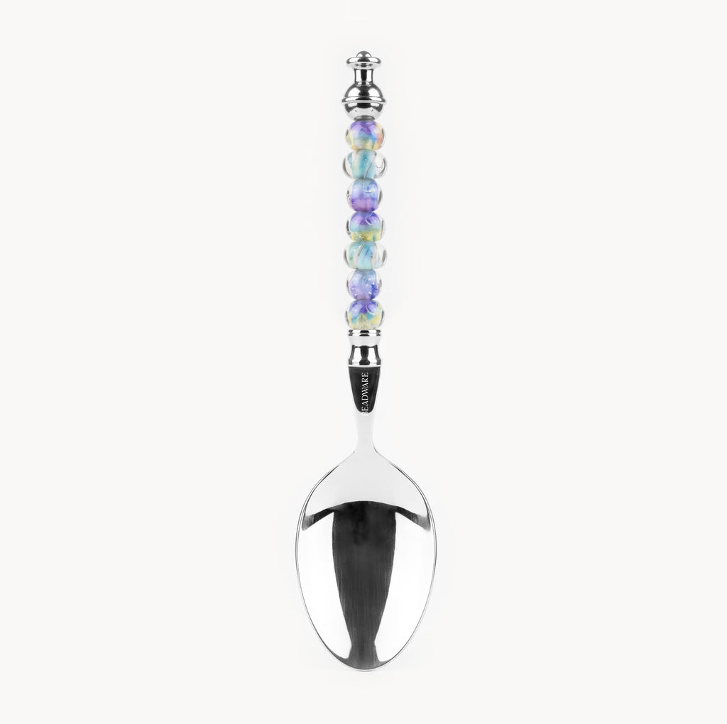 Marielle Aurora - 3-Piece Art Glass Flatware Set - Beadware Studio