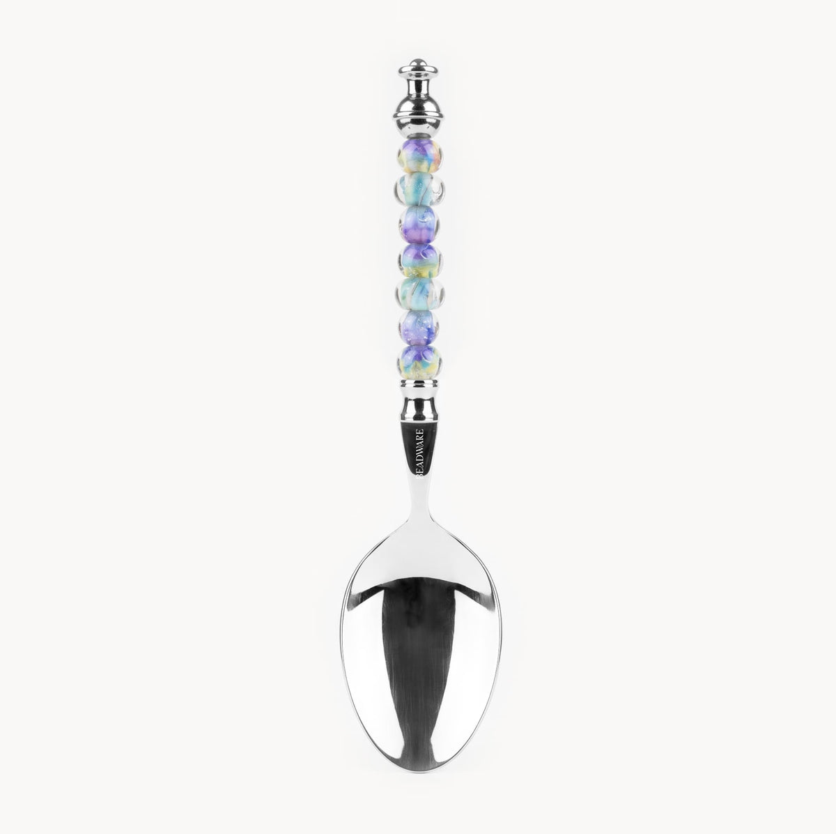 Marielle Aurora - 3-Piece Art Glass Flatware Set - Beadware Studio