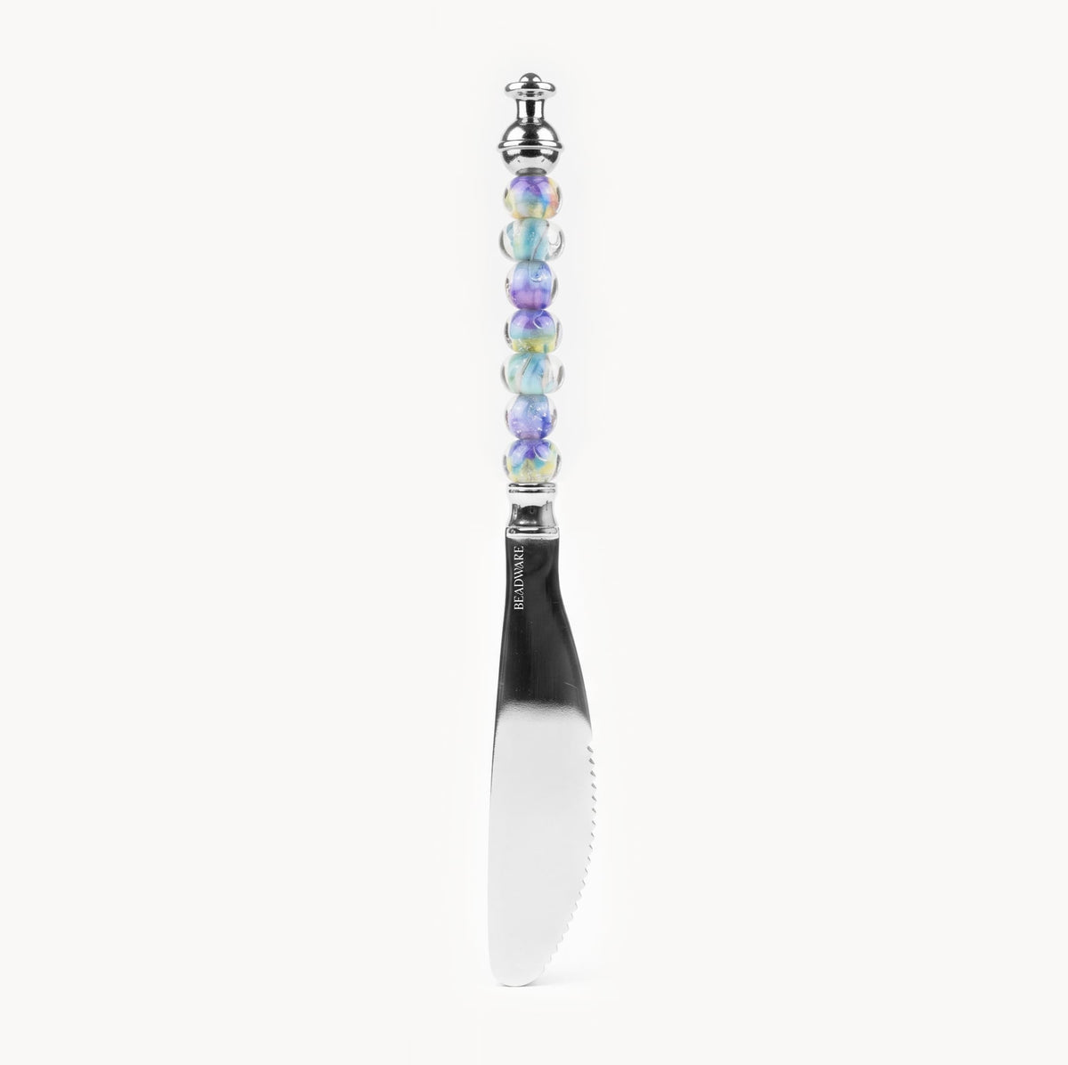 Marielle Aurora - 3-Piece Art Glass Flatware Set - Beadware Studio