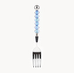 Marielle Periwinkle - 3-Piece Art Glass Flatware Set - Beadware Studio
