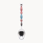 Paloma Rose Azure Art Glass Flatware - Beadware Studio