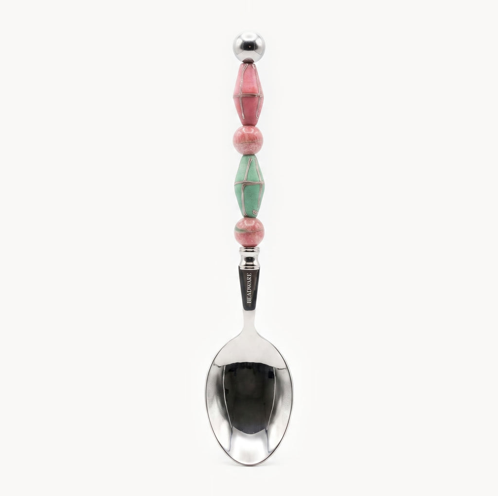 Paloma Rose Garden Art Glass Flatware - Beadware Studio