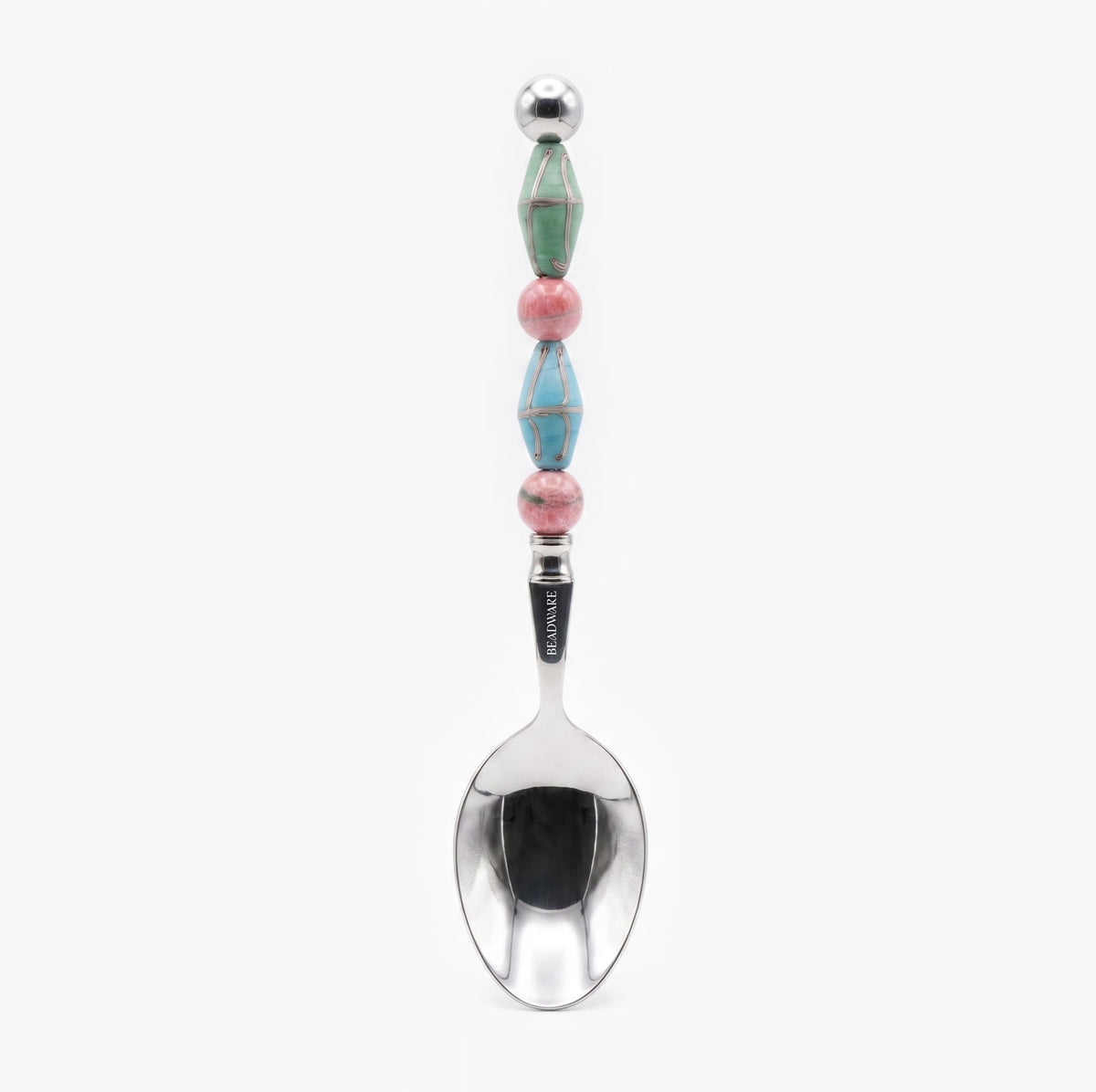 Paloma Seafoam Art Glass Flatware - Beadware Studio