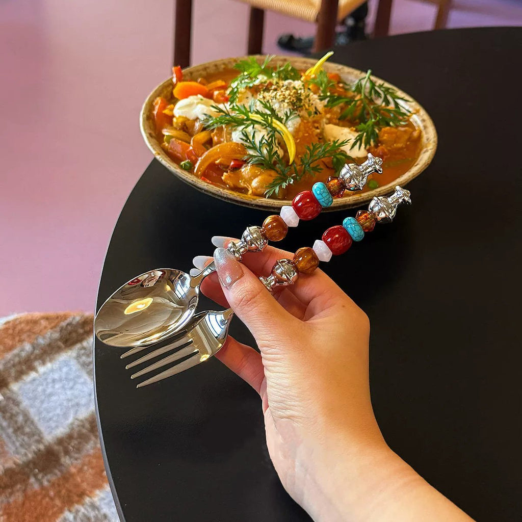 Riviera Beaded Flatware Set - Beadware Studio