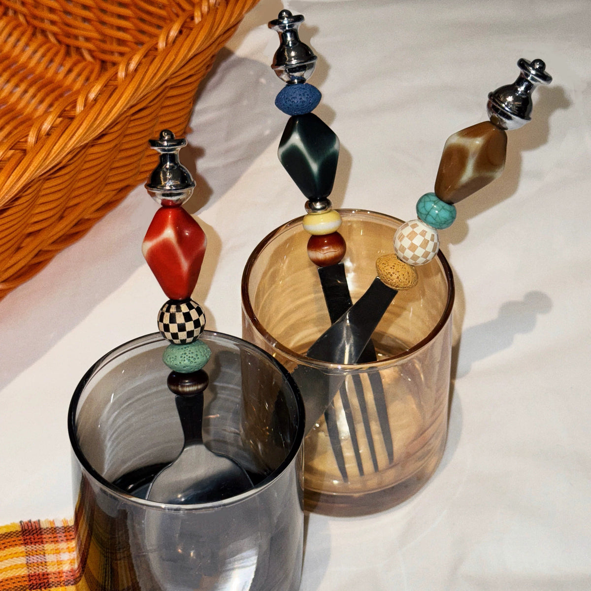 The Curio Beaded Flatware Set - Beadware Studio